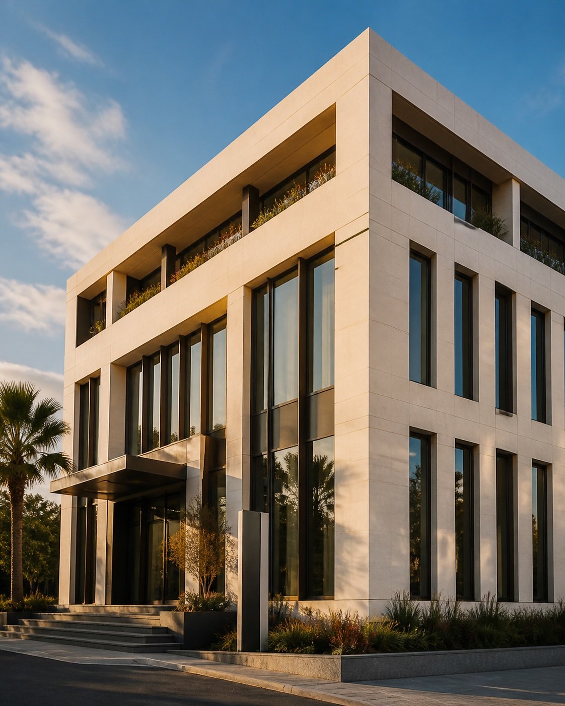 Architecture contemporaine réalisée à Casablanca