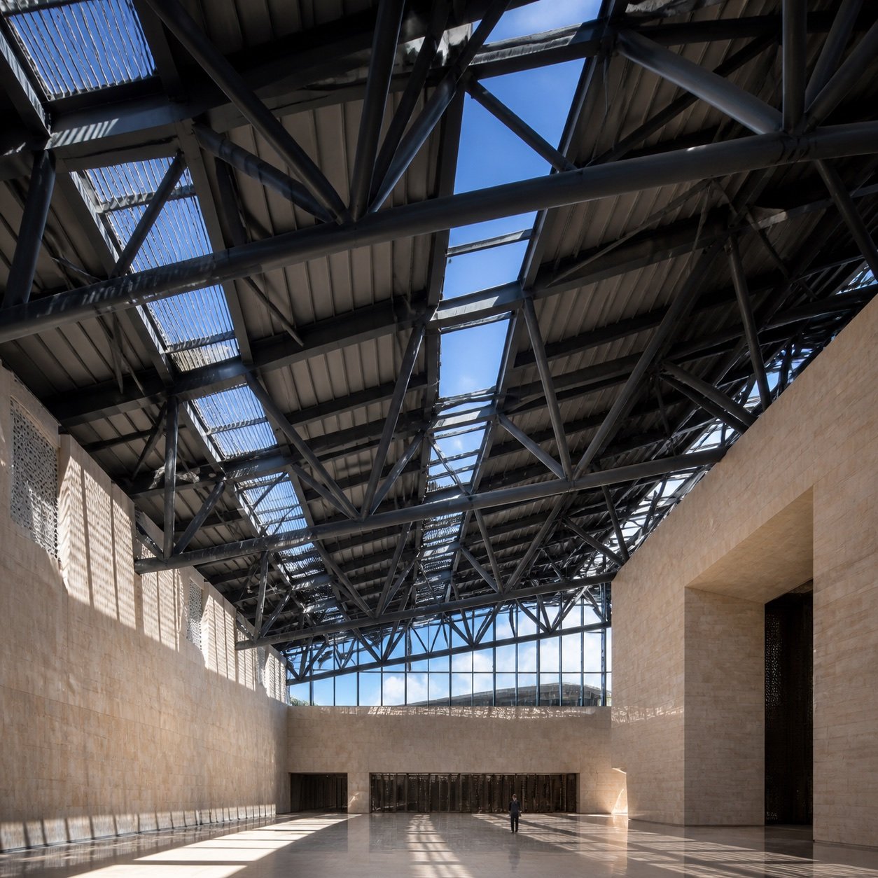 Charpente métallique architecturale